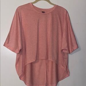 SHEIN Light Pink Short Sleeve Top